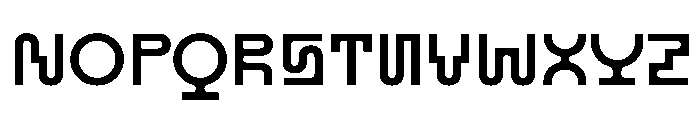 BHVGrotesque Bold Font UPPERCASE