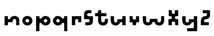 BHVGrotesque Bold Font LOWERCASE