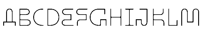 BHVGrotesque Light Font UPPERCASE
