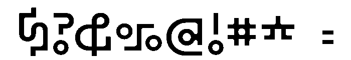 BHVGrotesque Medium Font OTHER CHARS