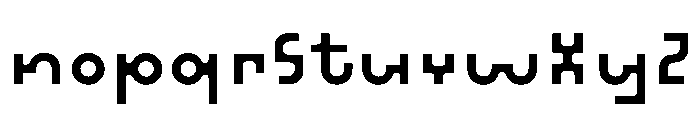 BHVGrotesque Medium Font LOWERCASE