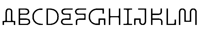 BHVGrotesque Regular Font UPPERCASE