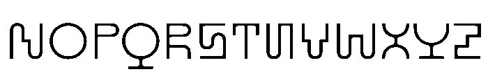 BHVGrotesque Regular Font UPPERCASE