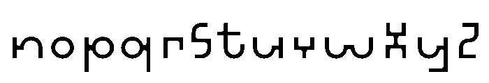 BHVGrotesque Regular Font LOWERCASE