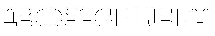 BHVGrotesque Thin Font UPPERCASE