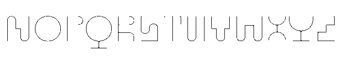 BHVGrotesque Thin Font UPPERCASE
