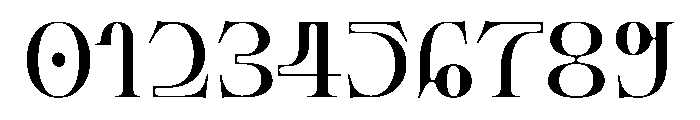 BHVSerif Display Font OTHER CHARS