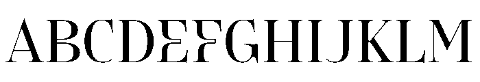 BHVSerif Display Font UPPERCASE