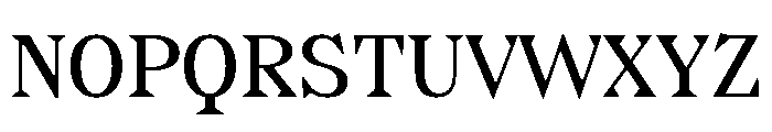 BHVSerif Text Font UPPERCASE