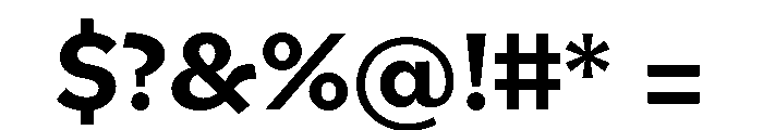 Bilo Thai Bold Font OTHER CHARS