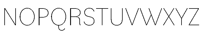 Bilo Thai Extra Light Font UPPERCASE