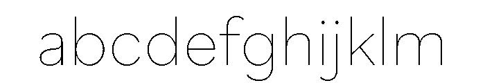 Bilo Thai Extra Light FONT