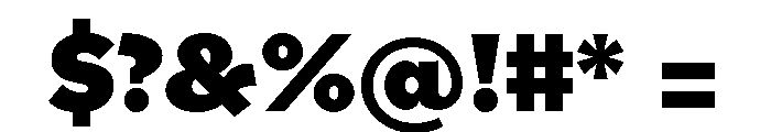 Bilo Thai Heavy Font OTHER CHARS