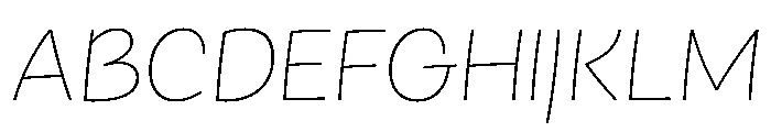 Bisbee Arbc Hair Font UPPERCASE