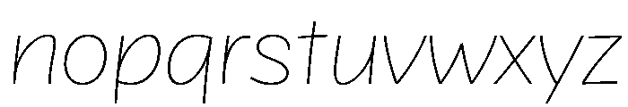 Bisbee Arbc Hair Font LOWERCASE