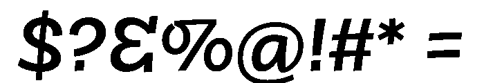 Bisbee Arbc SemiBold Font OTHER CHARS