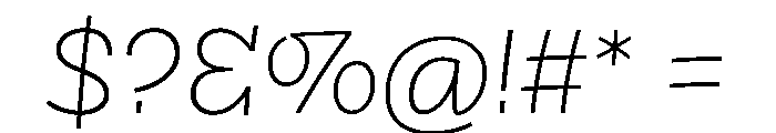 Bisbee Arbc Thin Font OTHER CHARS