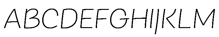 Bisbee Arbc Thin Font UPPERCASE
