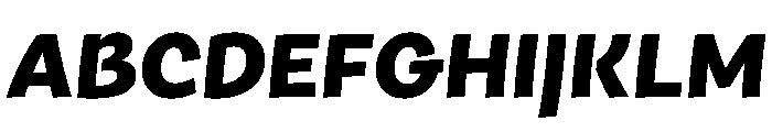 Bisbee Arbc XBold Font UPPERCASE