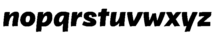Bisbee Arbc XBold Font LOWERCASE