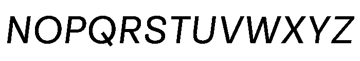 Bisbee Variable Italic Font UPPERCASE