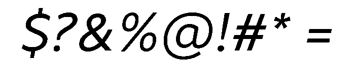 Bisbee Variable Light Italic Font OTHER CHARS