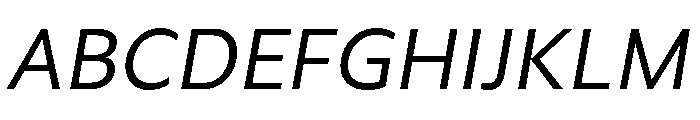 Bisbee Variable Light Italic Font UPPERCASE