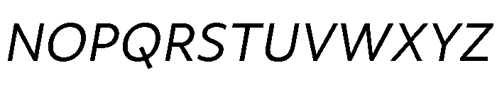 Bisbee Variable Light Italic Font UPPERCASE