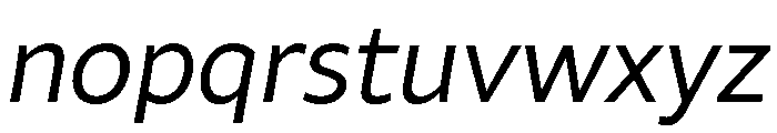 Bisbee Variable Light Italic Font LOWERCASE