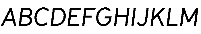 Bisbee Variable Medium Italic Font UPPERCASE