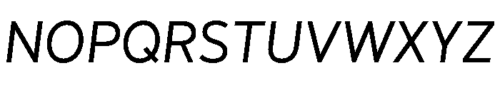 Bisbee Variable Medium Italic Font UPPERCASE