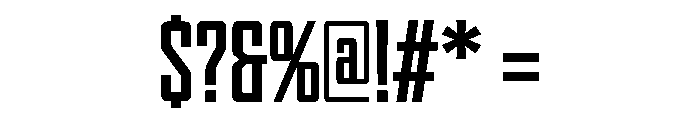 Bitcrusher Variable Bold Font OTHER CHARS