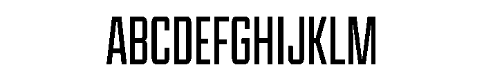 Bitcrusher Variable Extra Light Font UPPERCASE