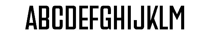 Bitcrusher Variable Medium Font UPPERCASE