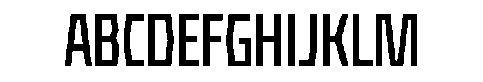 Bitcrusher Variable Semibold Font UPPERCASE