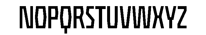 Bitcrusher Variable Semibold Font UPPERCASE