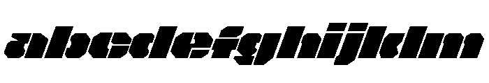 Bite Stencil Oblique FONT
