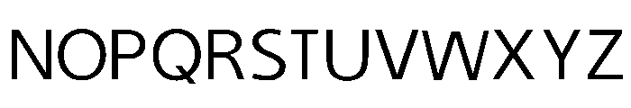 Bitgoeul Light Font UPPERCASE