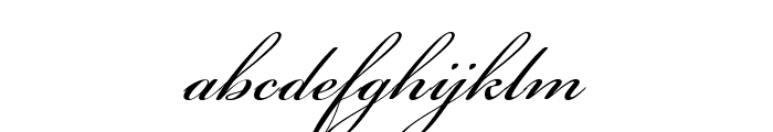 BickhamScriptPro-Regular Font LOWERCASE