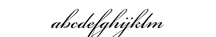 BickhamScriptStd-Regular Font LOWERCASE