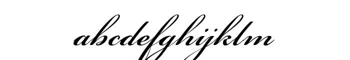 BickhamScriptStd-Semibold Font LOWERCASE