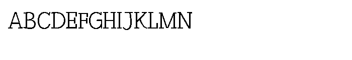 Billy Serif Light Font UPPERCASE