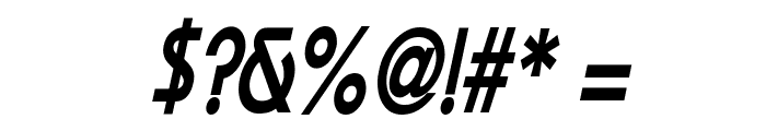 Bimini Condensed Bold Italic Font OTHER CHARS