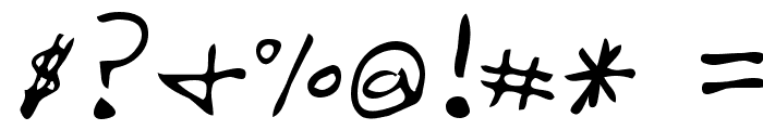 Birdlak Regular Font OTHER CHARS