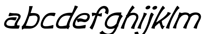 Bisketta-BoldItalic Font LOWERCASE