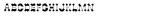 Bitwood Thin Font UPPERCASE