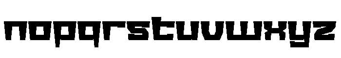 BIG GIANT Bold Font LOWERCASE
