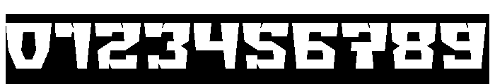 BIG GIANT-Inverse Font OTHER CHARS