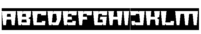 BIG GIANT-Inverse Font UPPERCASE