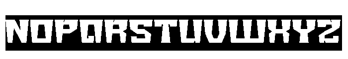 BIG GIANT-Inverse Font UPPERCASE